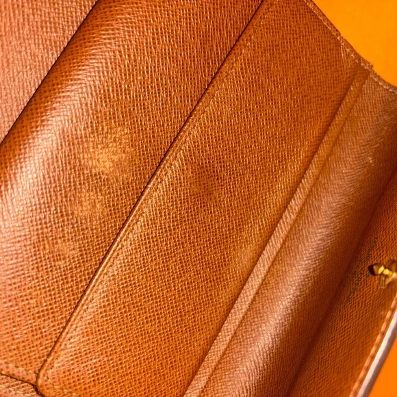 Louis Vuitton Brown and Gold Monogram trifold wallet - Picture 3 of 6